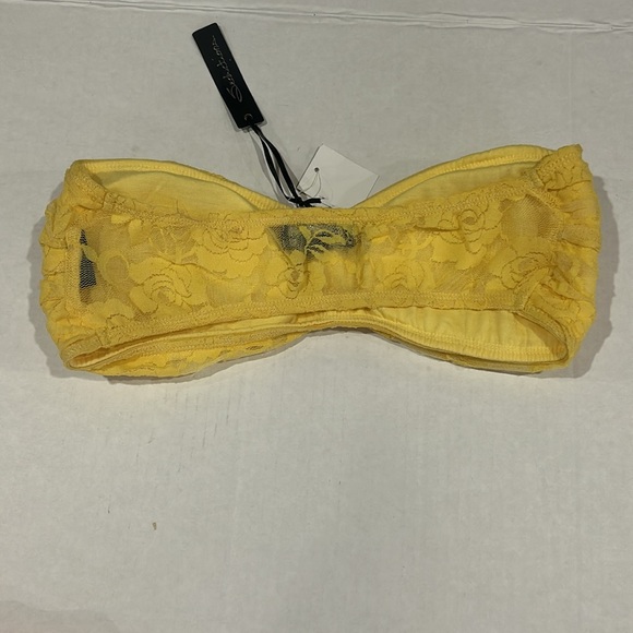 NWT BUNDLE OF 3 LACE BANDEAU BRA/TOPS NEON COLORS WOMEM’S SIZE L - Picture 9 of 10